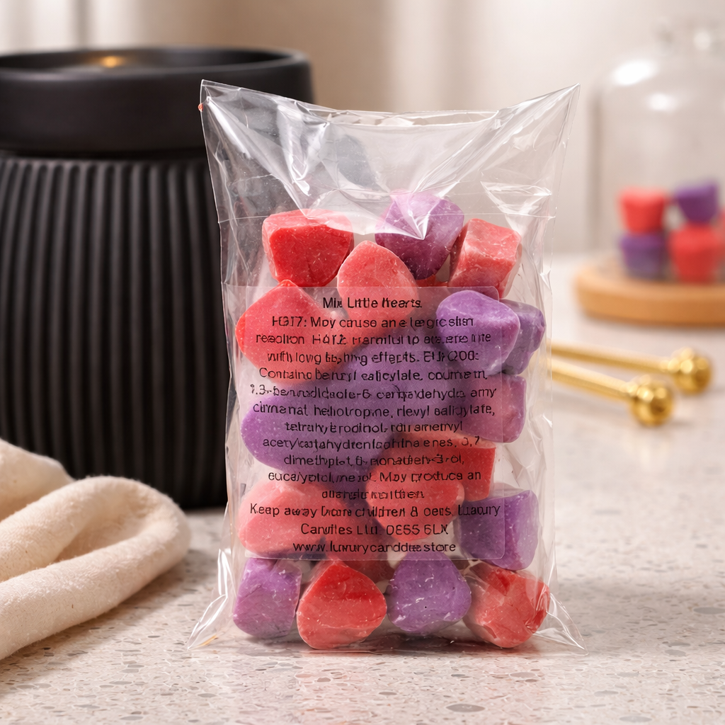 Mini Hearts Trio Wax Melts – 23g Mixed Fragrances Handmade Vegan Kerasoy