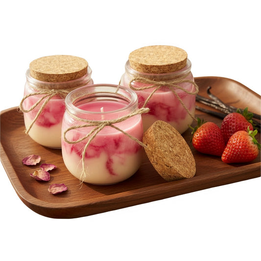 Blush & Bloom 200g - Strawberry and Cream - Soy Wax