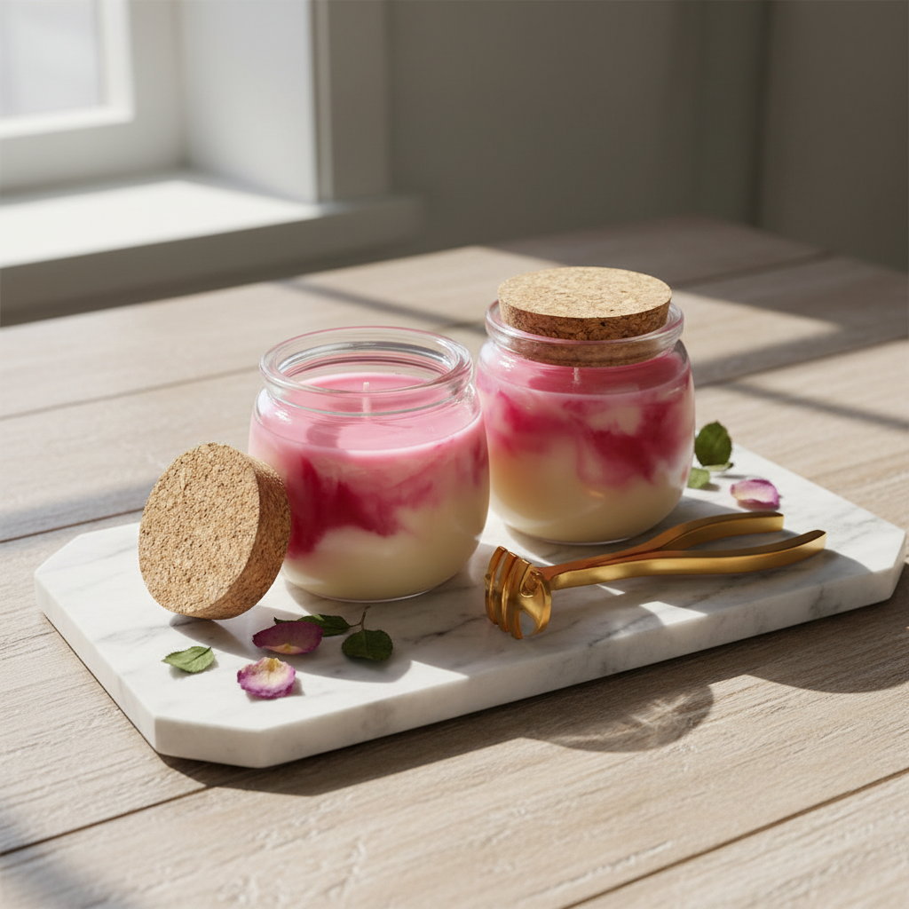 Blush & Bloom 200g - Strawberry and Cream - Soy Wax