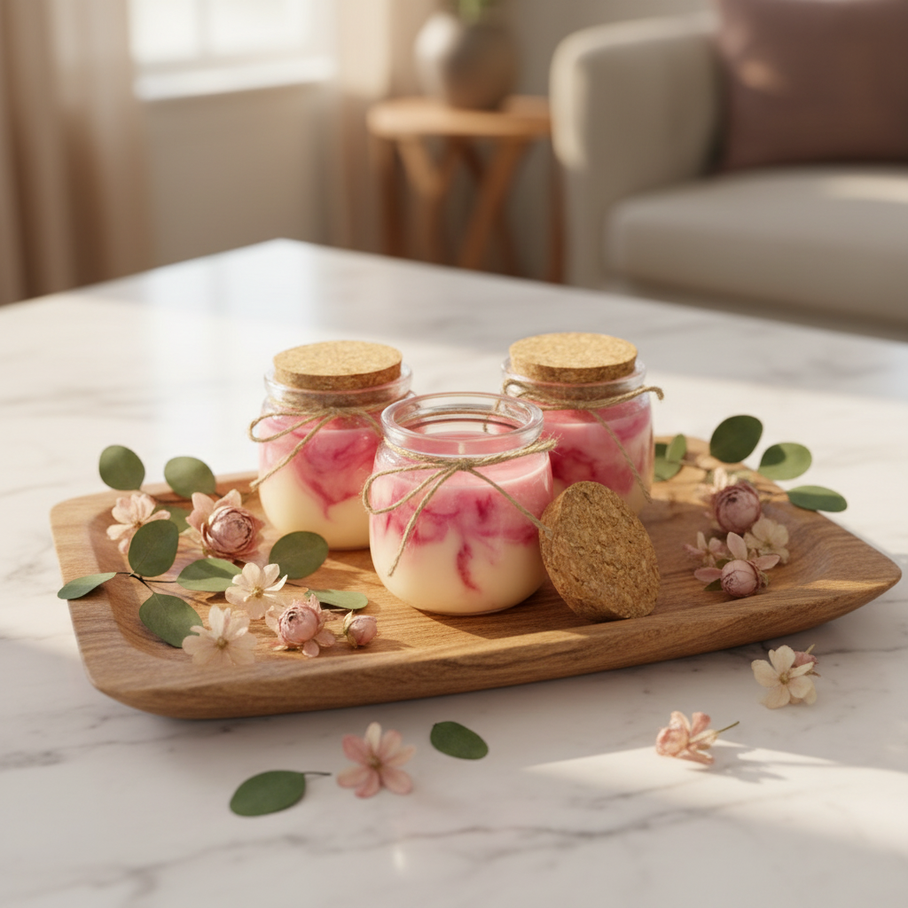 Blush & Bloom 200g - Strawberry and Cream - Soy Wax