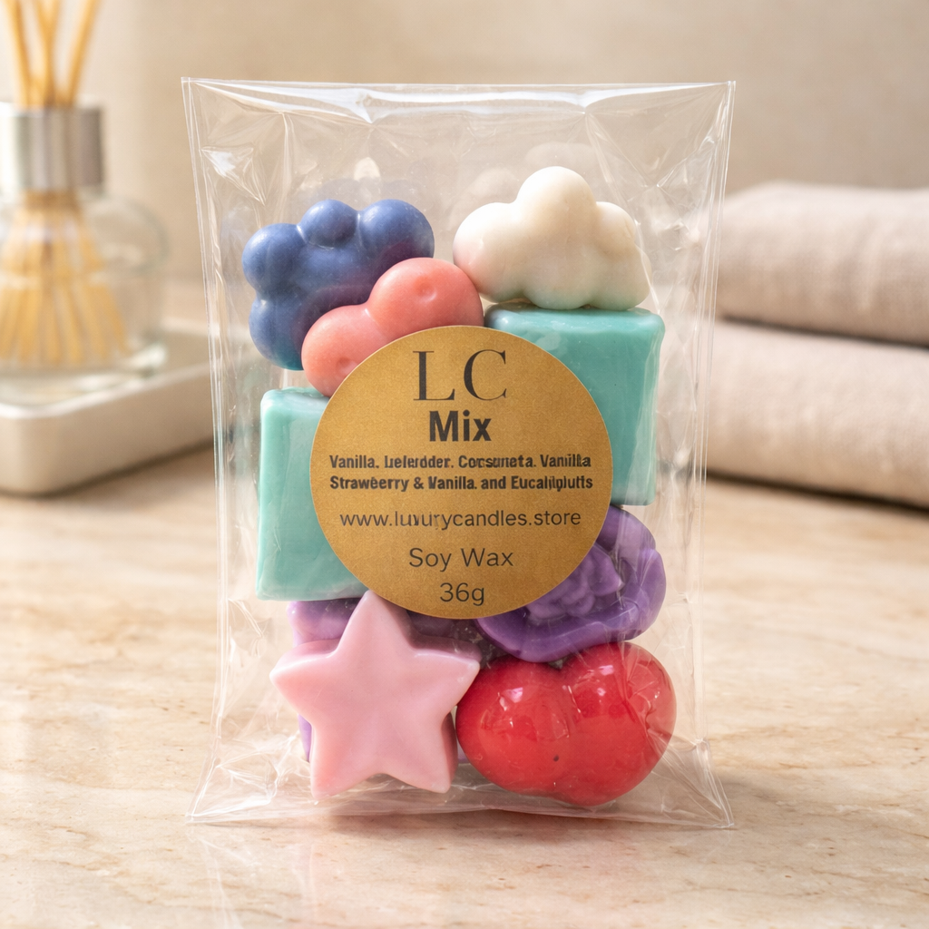 Mixed Aromas Wax Melt Pack – 36g  All Fragrances Included  Handmade Vegan Kerasoy