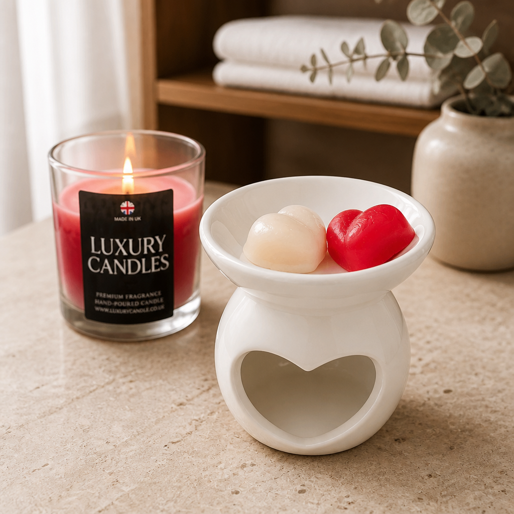 Heart Cut-Out Burner — Polymer Clay (White)