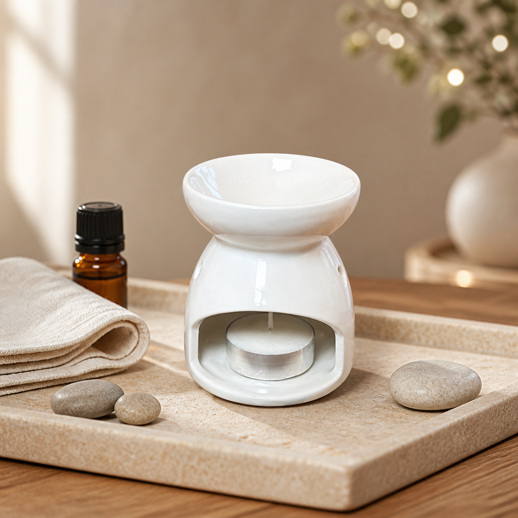 Love Cut-Out Burner — Polymer Clay (White)
