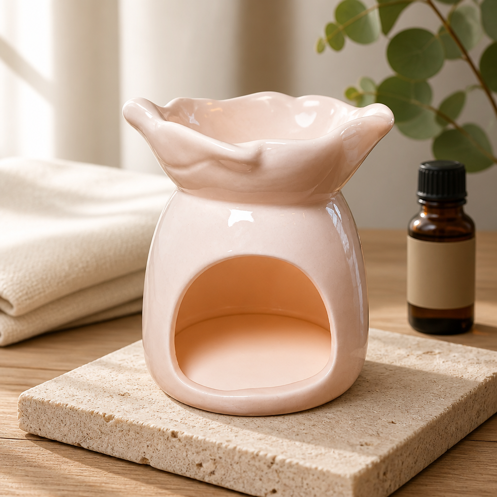 Flower-Shaped Top Burner — Porcelain (Pink)