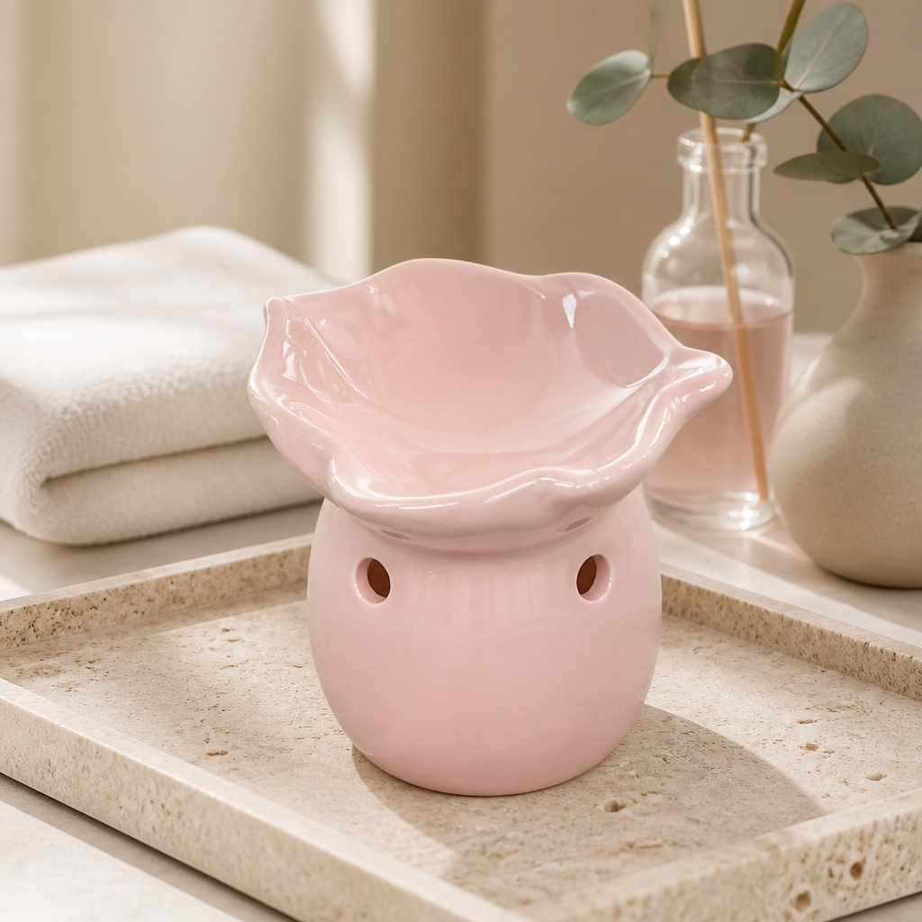Flower-Shaped Top Burner — Porcelain (Pink)