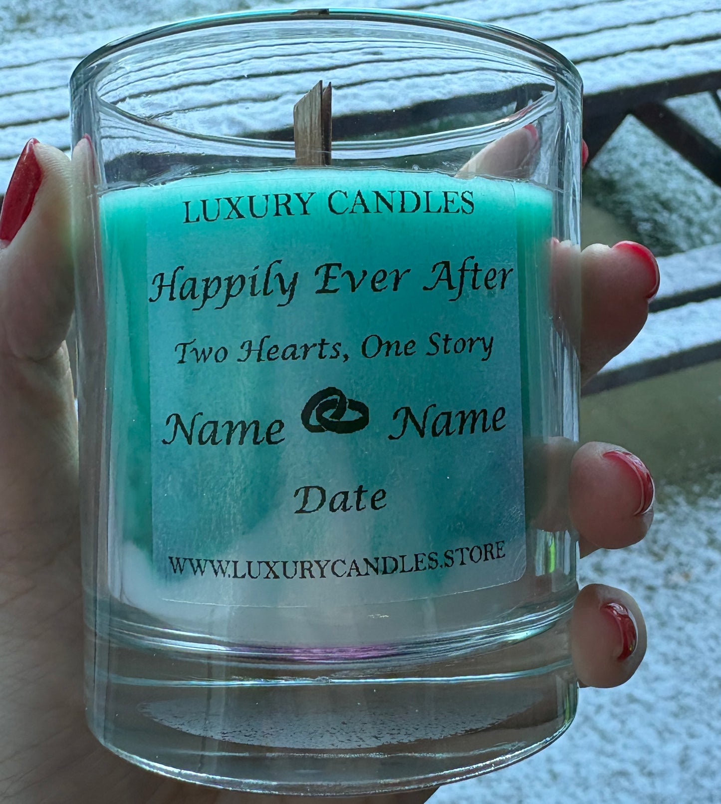 Personalised Candle Labels - 300g