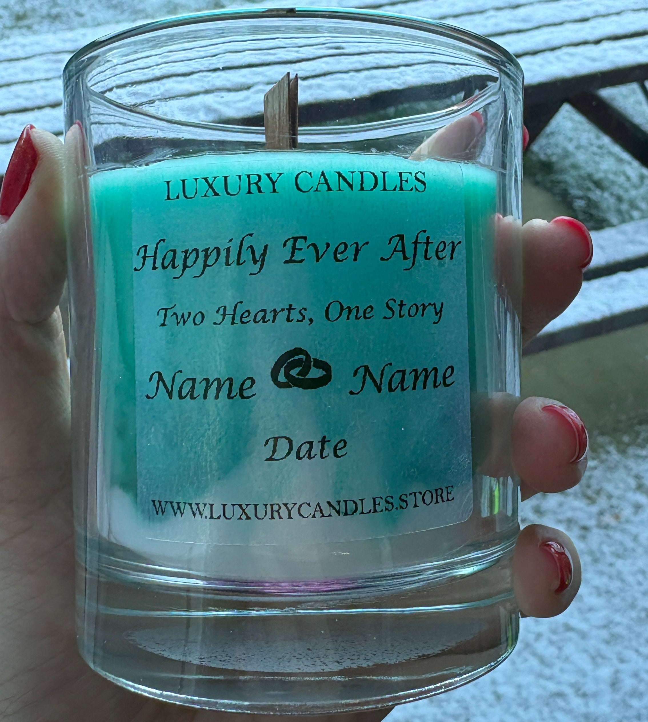 Personalized Candle Labels - 300g